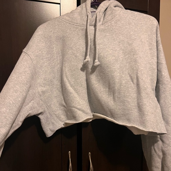 Tna cozy fleece cropped hoodie - Picture 2 of 2